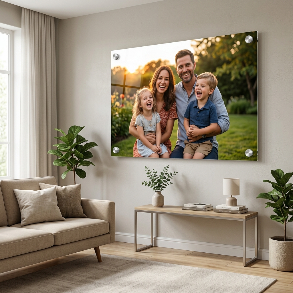 Family Portrait Acrylic Wall Art