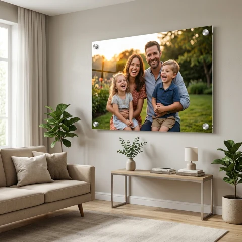 Family Portrait Acrylic Wall Art — Photo 1