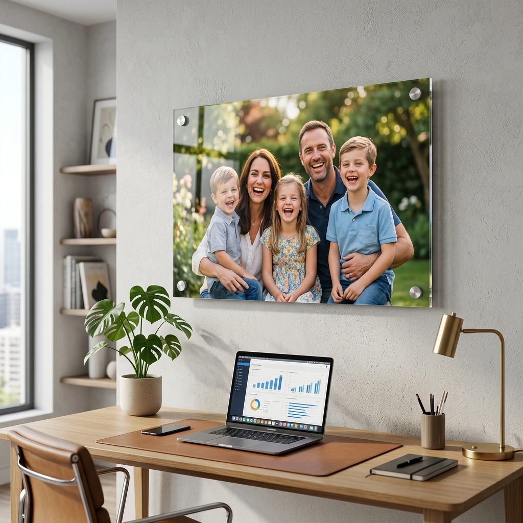 Family Portrait Acrylic Wall Art — photo 2 of 4