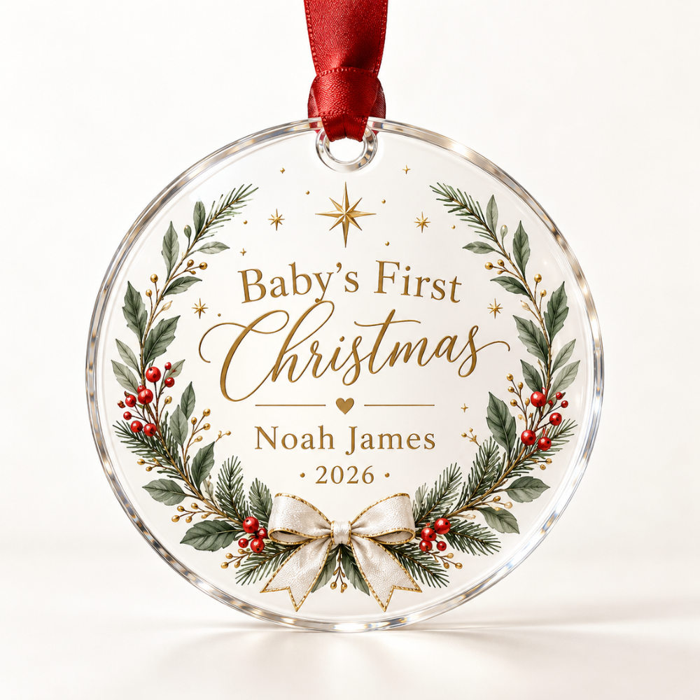First Christmas Personalized Ornament — photo 2 of 5