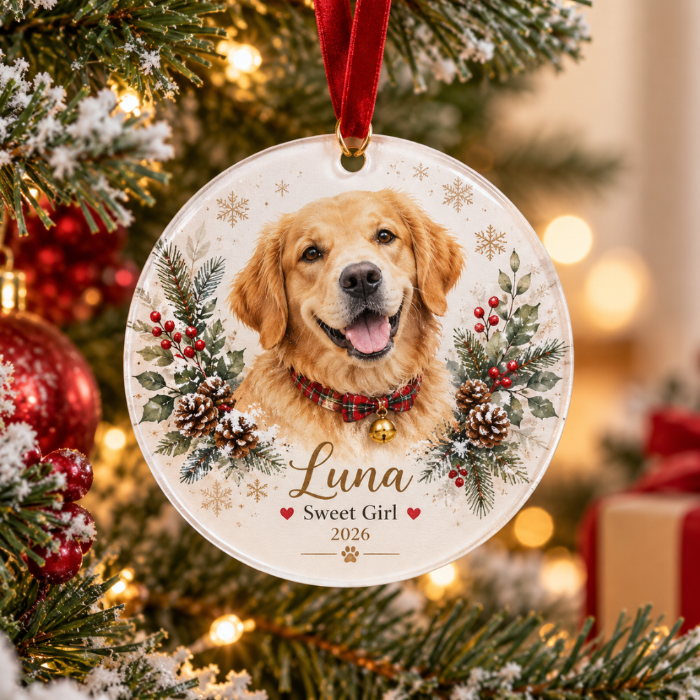 Personalized Pet Photo Christmas Ornament — photo 4 of 5