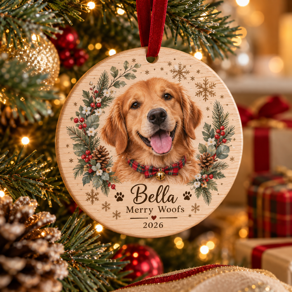 Personalized Pet Photo Christmas Ornament — photo 5 of 5