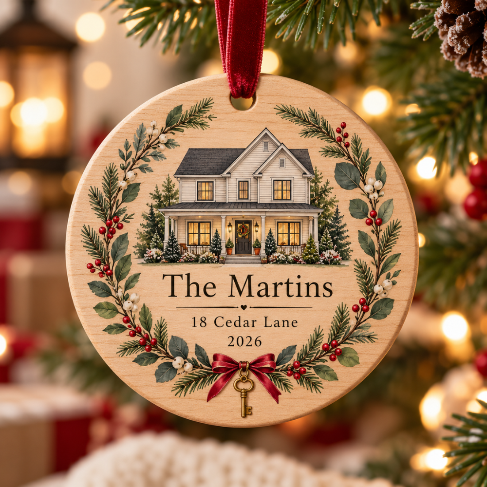 New Home Personalized Christmas Ornament — photo 3 of 4