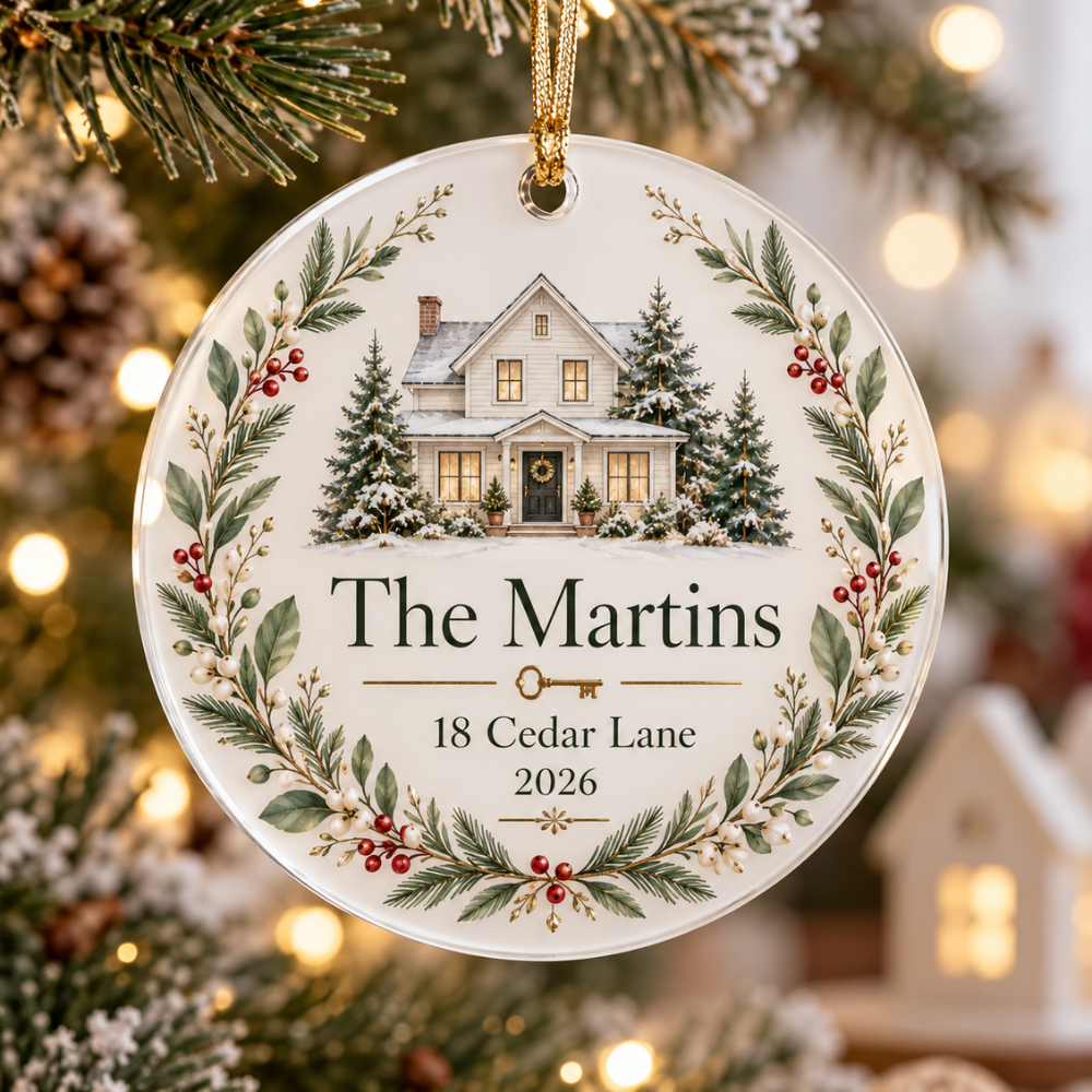 New Home Personalized Christmas Ornament — photo 1 of 4
