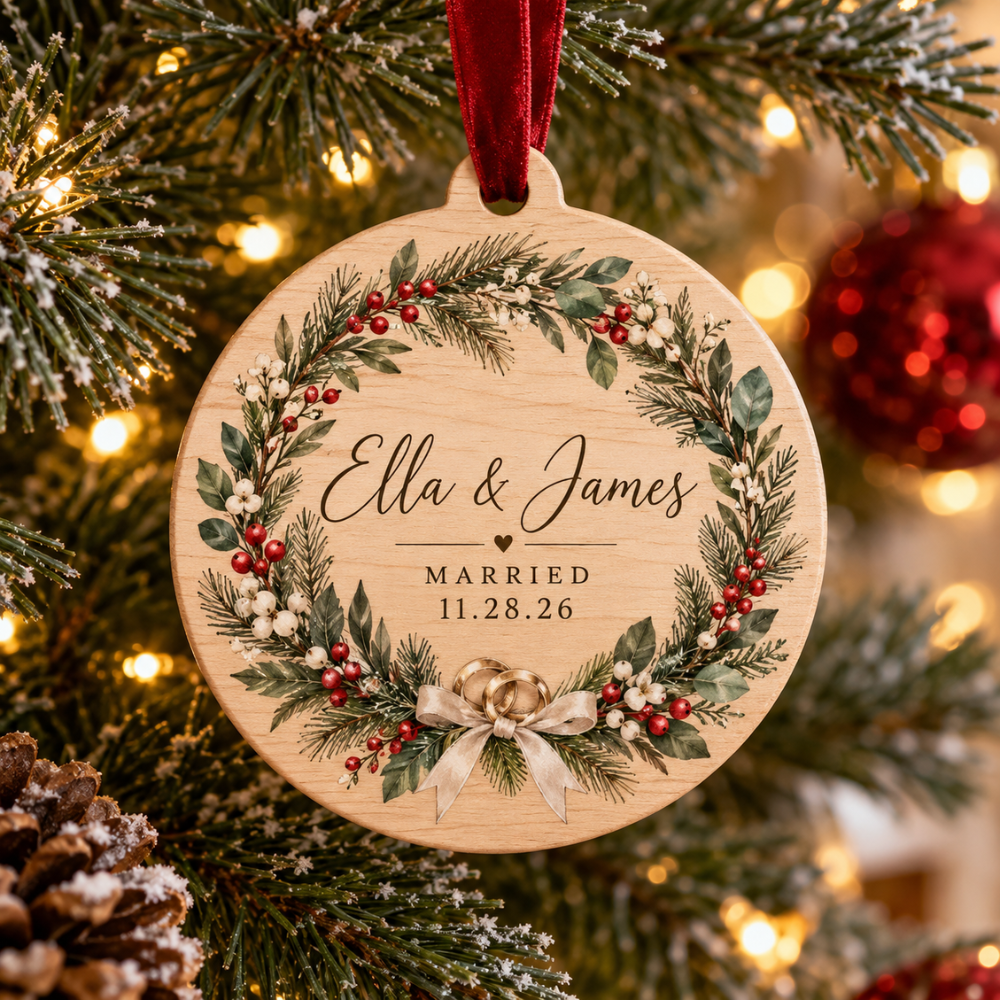 Wedding First Christmas Ornament — photo 5 of 5