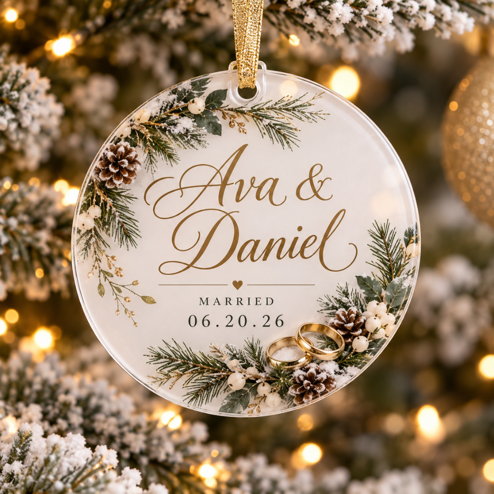 Wedding First Christmas Ornament — photo 1 of 5