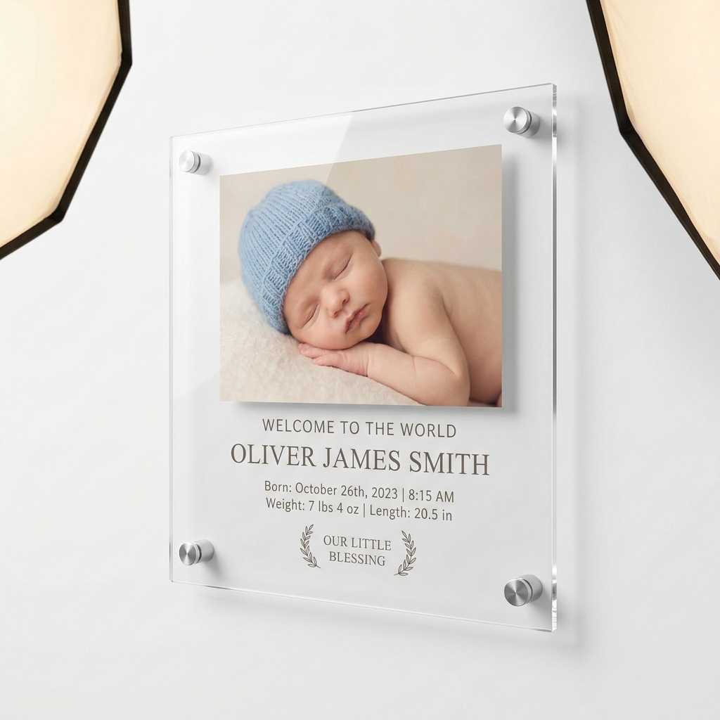 Baby Acrylic Keepsake Frame — photo 3 of 6