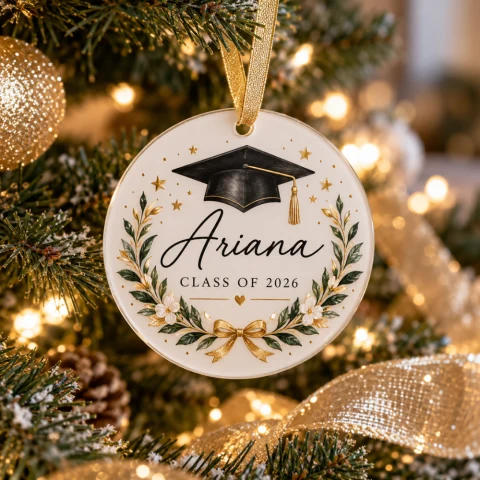 Personalized Graduation Keepsake Ornament — Photo 4