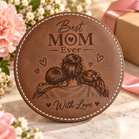 Personalized Mother’s Day Family Names Coasters - Set of 2 — Photo 7