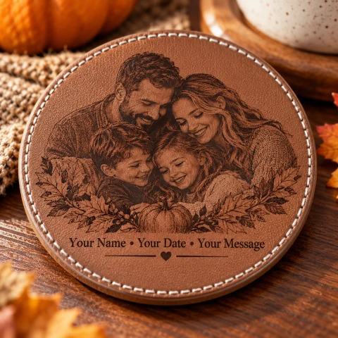 Thanksgiving Family Gratitude Coaster - Set of 6 — Photo 5