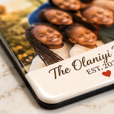 Personalized Family Photo Fridge Magnet — Photo 7
