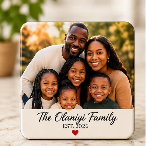 Personalized Family Photo Fridge Magnet — Photo 9
