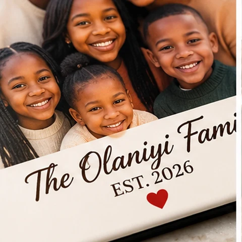 Personalized Family Photo Fridge Magnet — Photo 6
