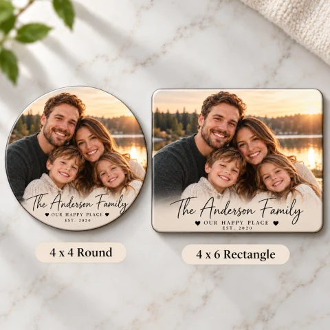 Personalized Family Photo Fridge Magnet — Photo 2