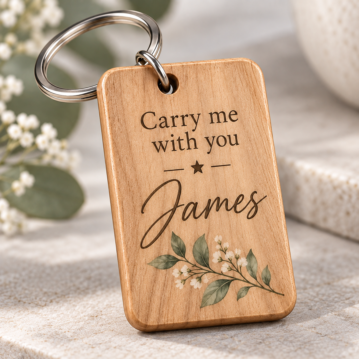 Personalized Memorial Keychain — photo 1 of 5