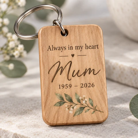 Personalized Memorial Keychain — Photo 5