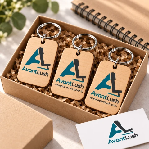 Custom Business Logo Keychain — Photo 2