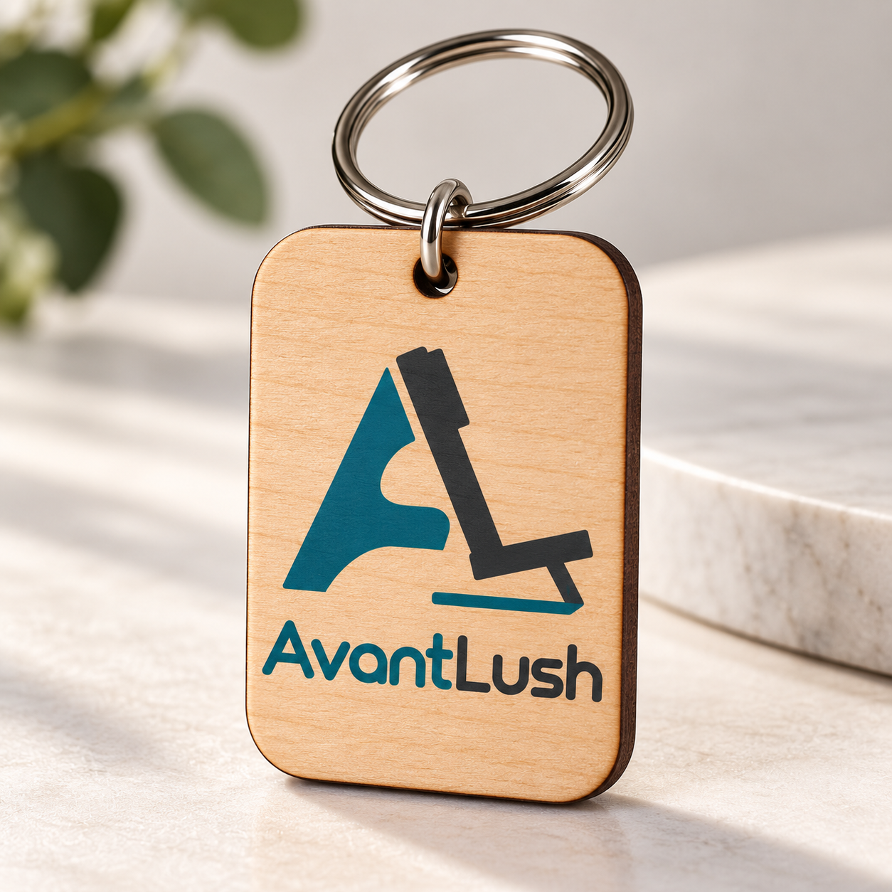 Custom Business Logo Keychain — photo 1 of 5