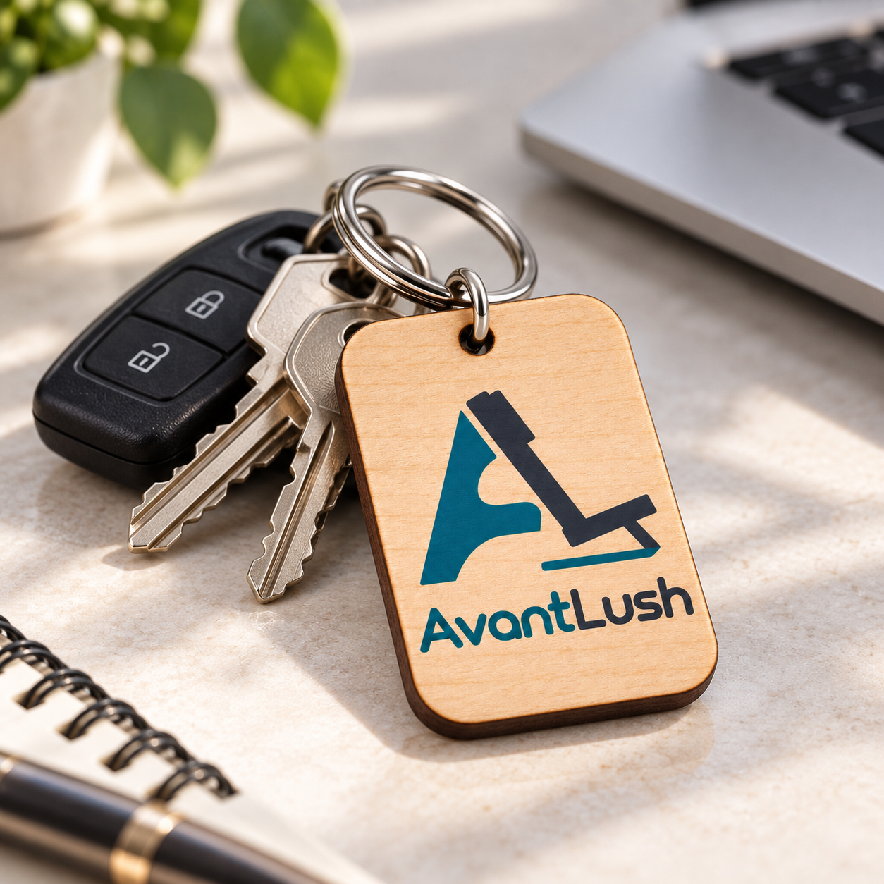 Custom Business Logo Keychain — photo 3 of 5