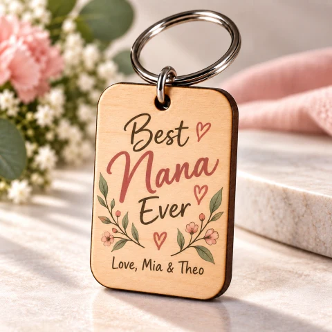 Personalized Mother’s Day Message Keychain — Photo 4