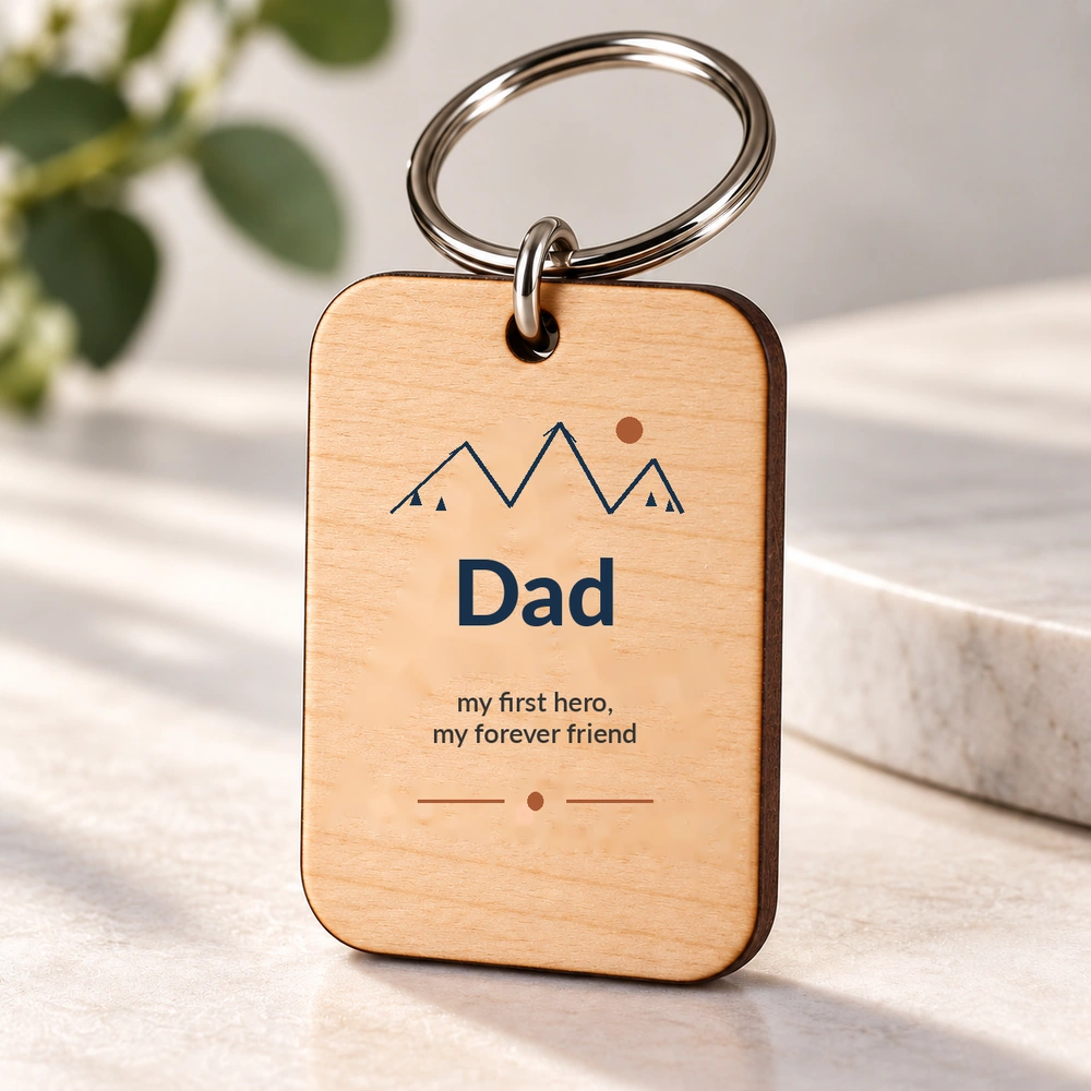 Personalized Father’s Day Message Keychain — photo 5 of 5