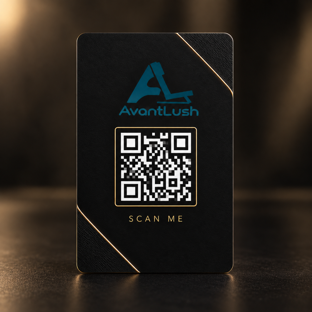 Premium Black PVC Business Cards — photo 3 of 5