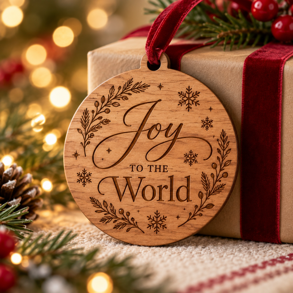 Personalized Wooden Christmas Ornament — photo 2 of 4