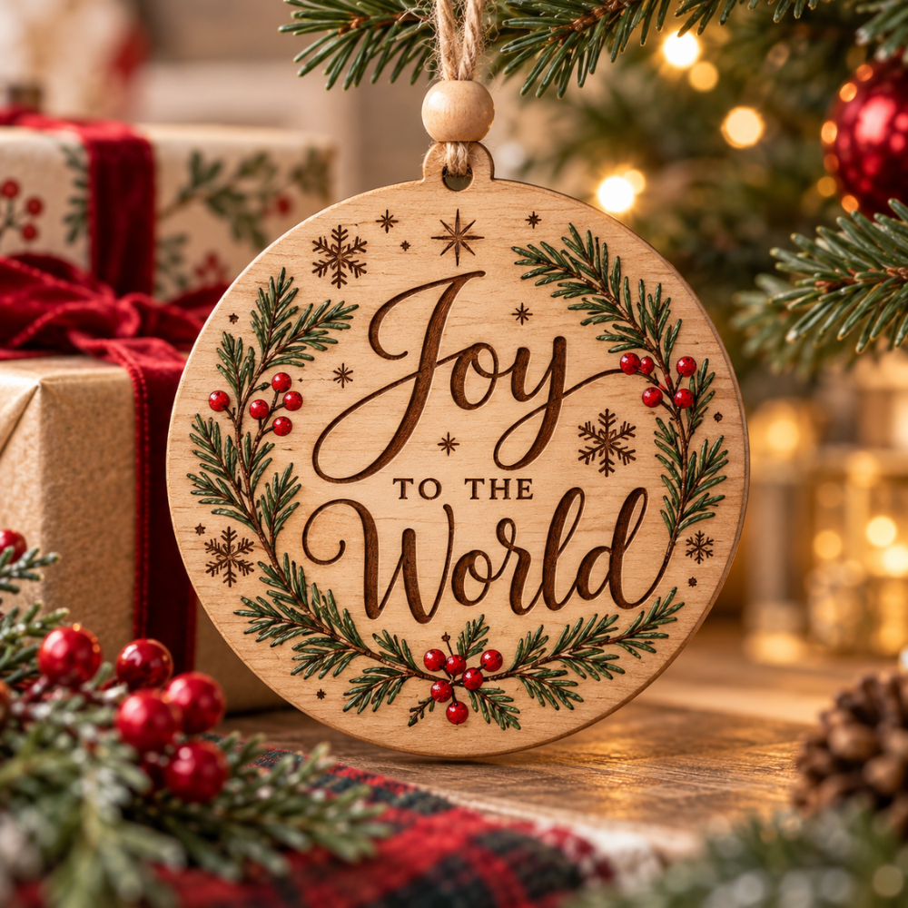 Personalized Wooden Christmas Ornament — photo 3 of 4