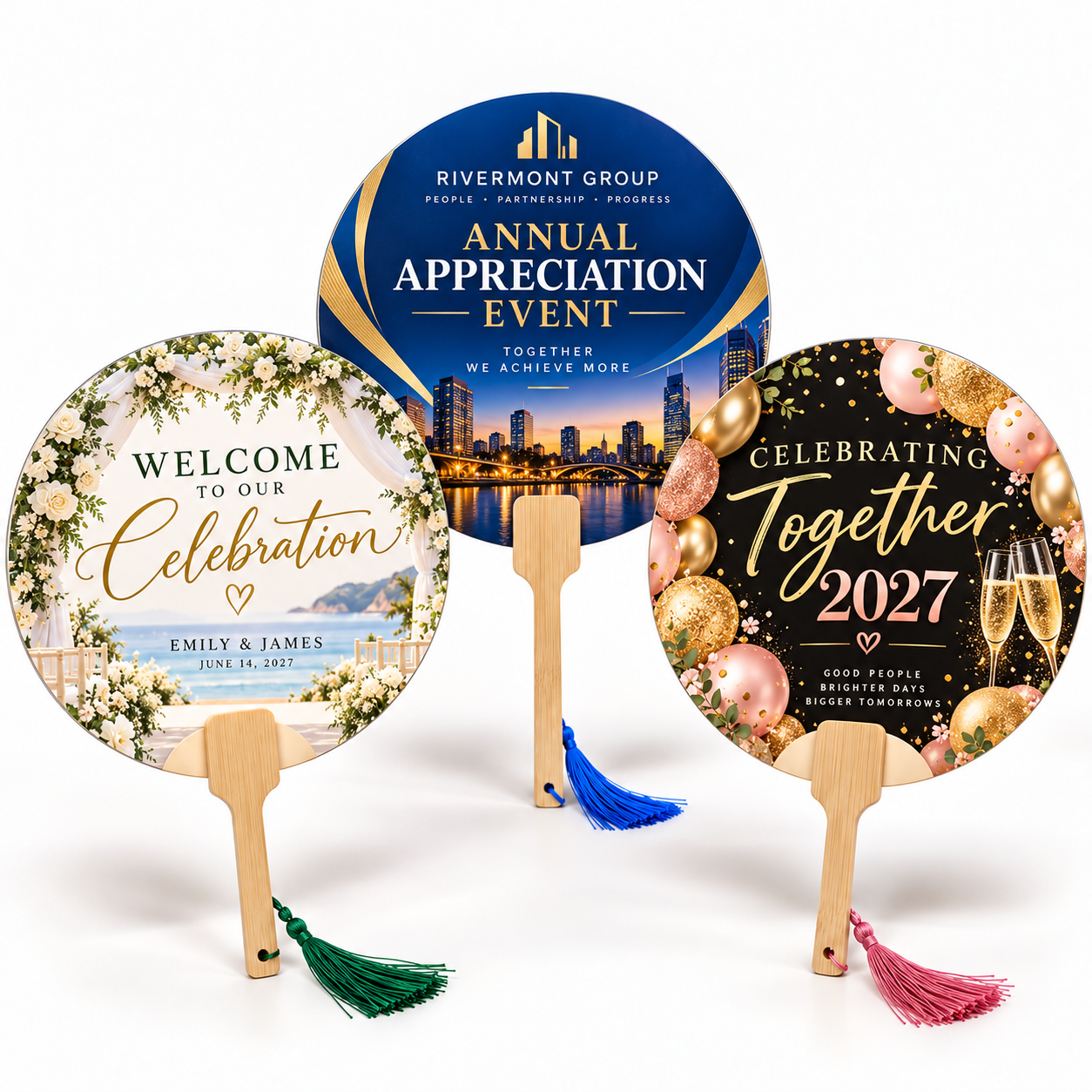 Custom Event Hand Fan — photo 3 of 5