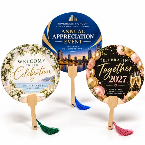 Custom Event Hand Fan — Photo 3