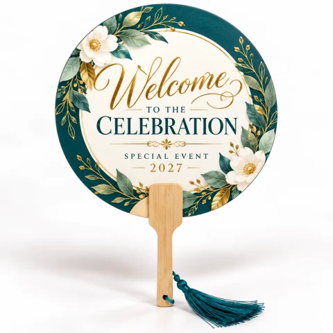Custom Event Hand Fan — Photo 5
