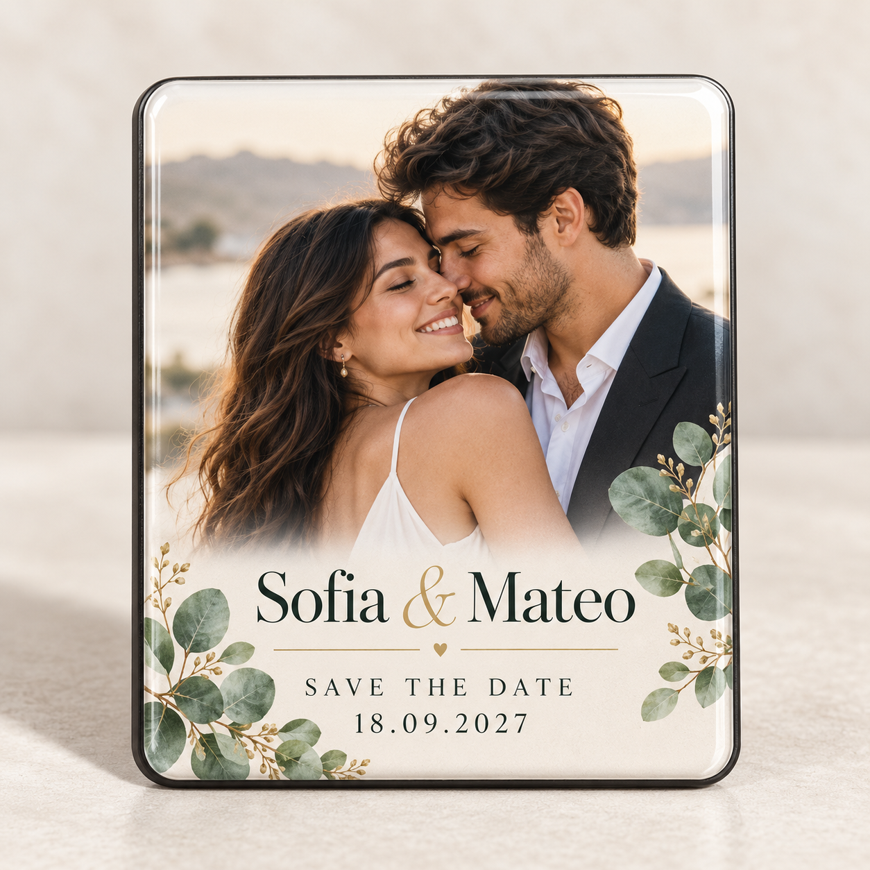 Personalized Save the Date Fridge Magnet — photo 1 of 4