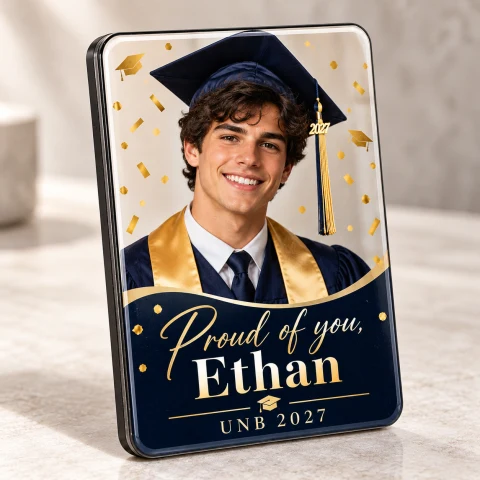 Personalized Graduation Photo Magnet — Photo 1