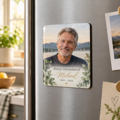 Personalized Memorial Photo Magnet — Photo 3
