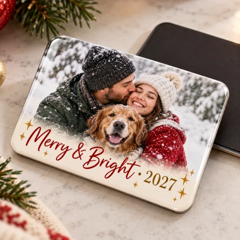 Personalized Christmas Photo Magnet — Photo 4