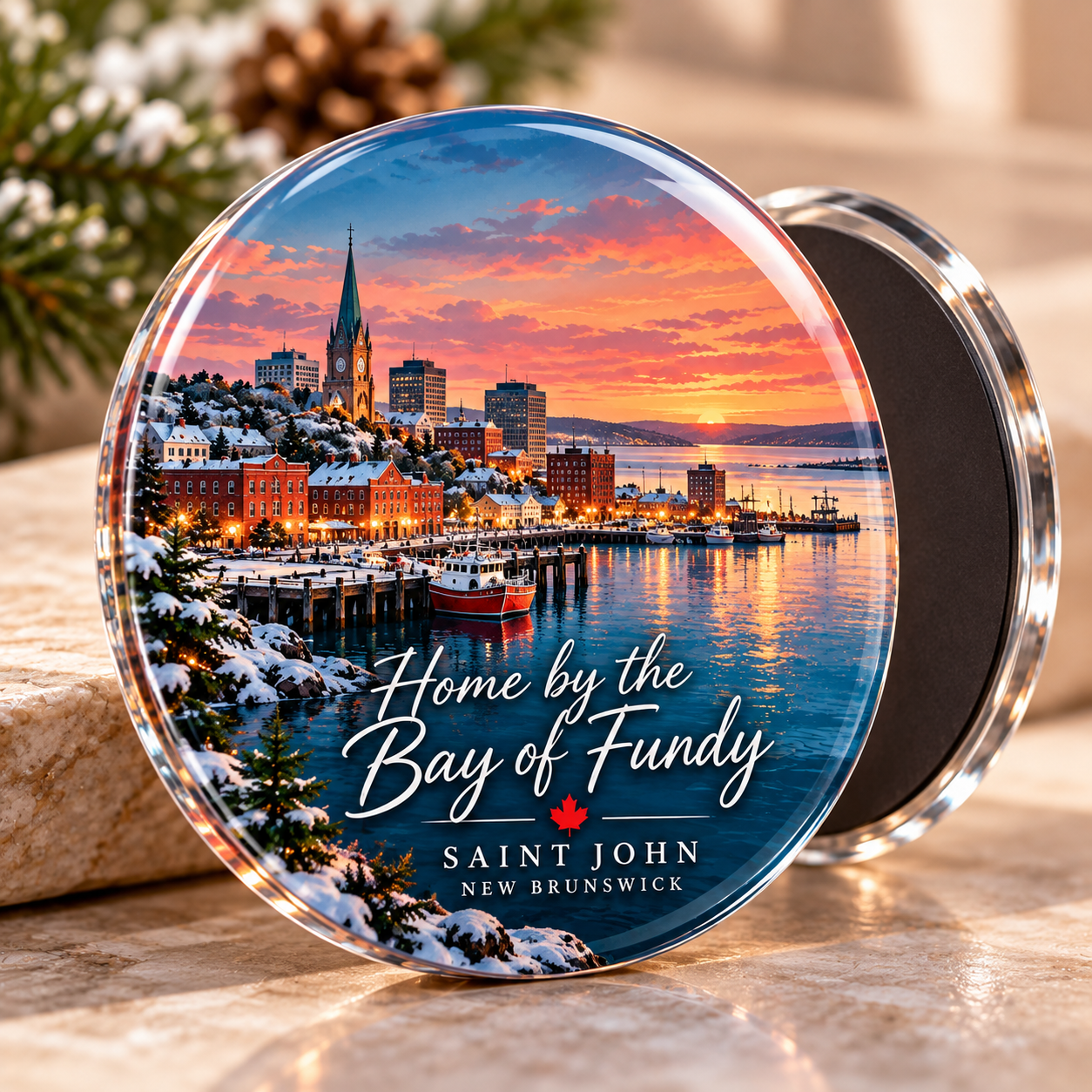 Saint John Skyline Acrylic Magnet