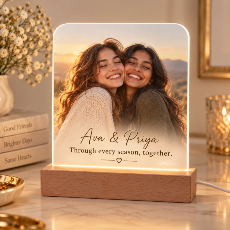 Personalized Friendship Message LED Lamp