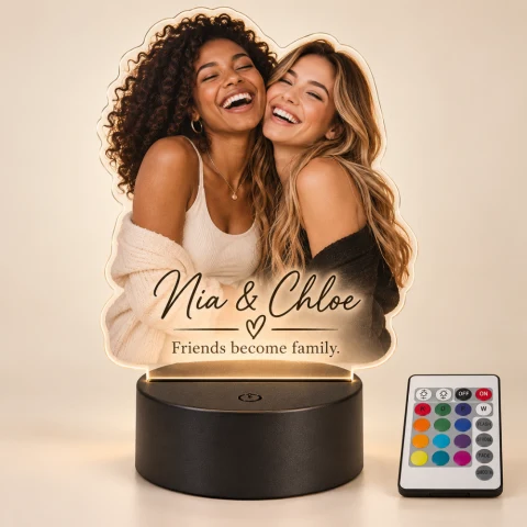 Personalized Friendship Message LED Lamp — Photo 3