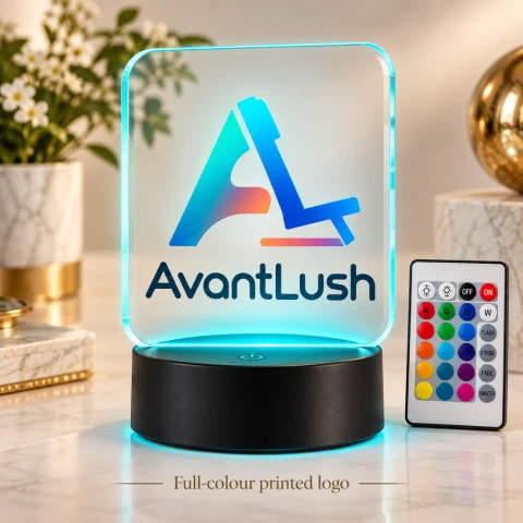 Custom Business Logo Acrylic LED Lamp — Photo 7