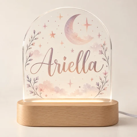 Name LED Night Light – Custom Acrylic Name Lamp — Photo 3