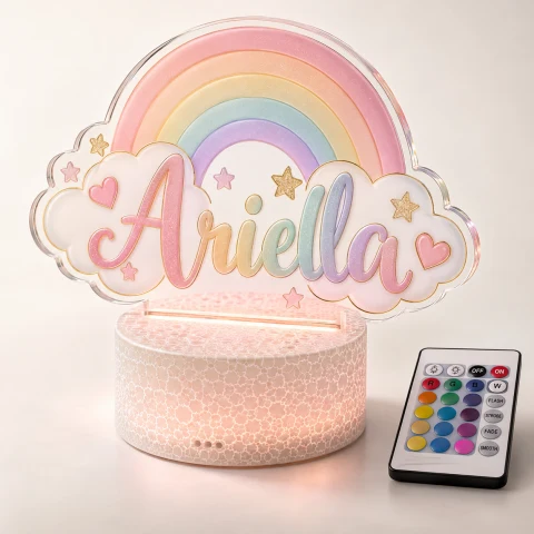 Name LED Night Light – Custom Acrylic Name Lamp — Photo 5