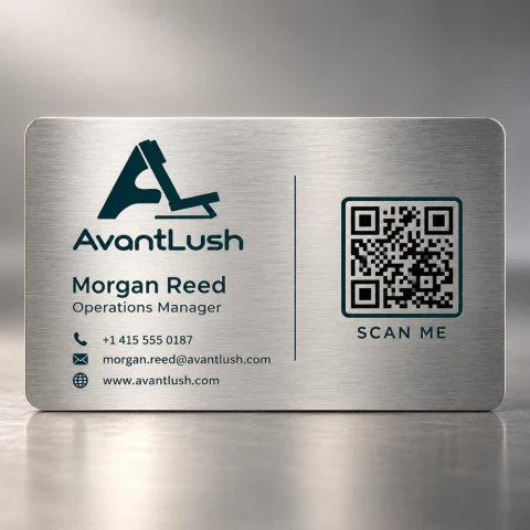 Silver Executive Premium Business Cards — Photo 1