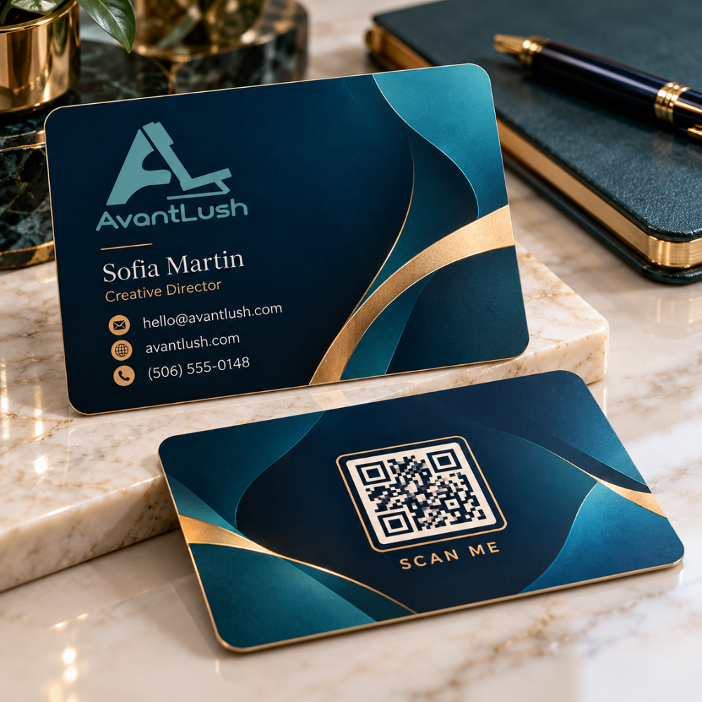 Full-Colour QR Code Business Cards — photo 5 of 5