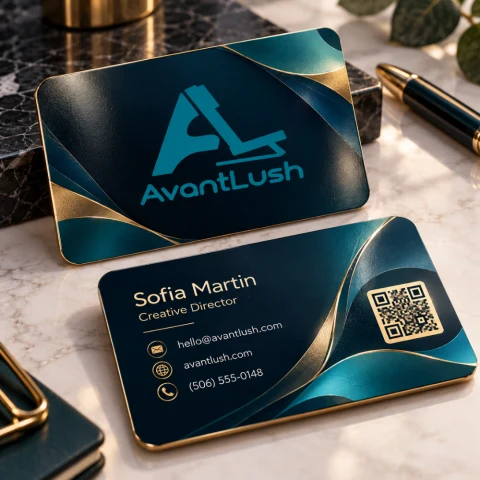 Full-Colour QR Code Business Cards — Photo 4