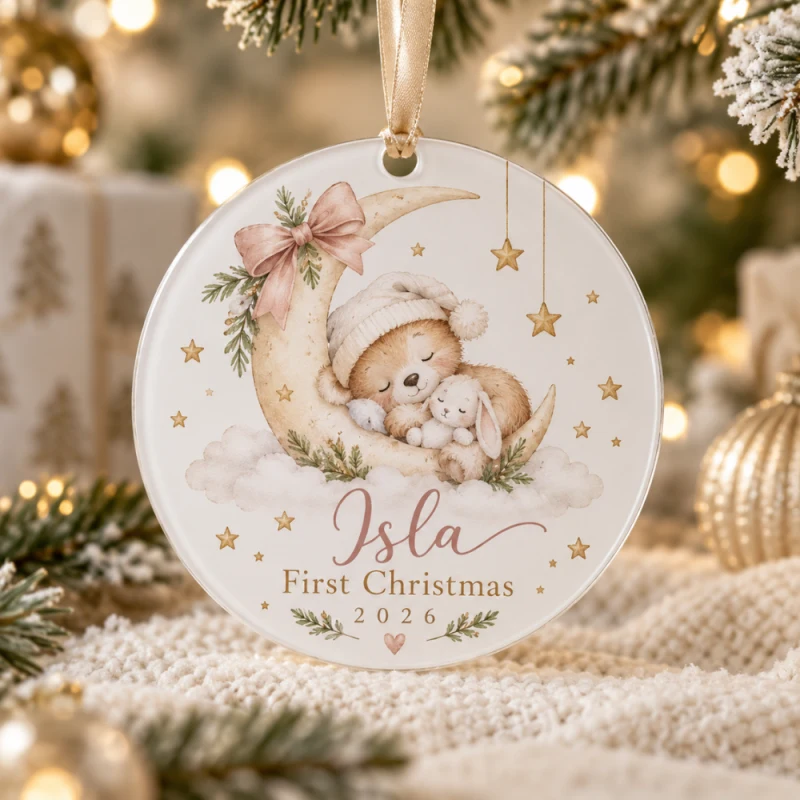 Personalized Baby's First Christmas Ornament