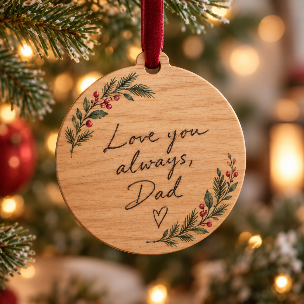 Personalized Handwriting Message Ornament — photo 2 of 5
