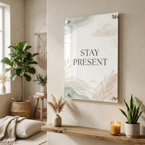 Calm & Mindfulness Wall Art — Photo 1