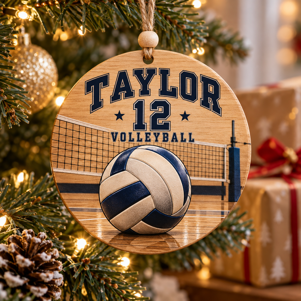 Personalized Volleyball Sports Team Ornament — photo 3 of 5