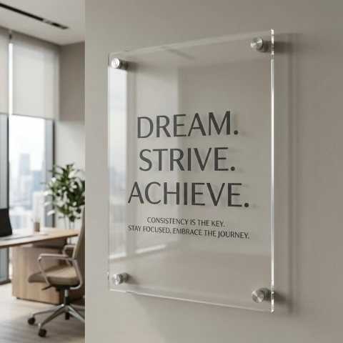 Entrepreneur Mindset Acrylic Wall Art — Photo 3