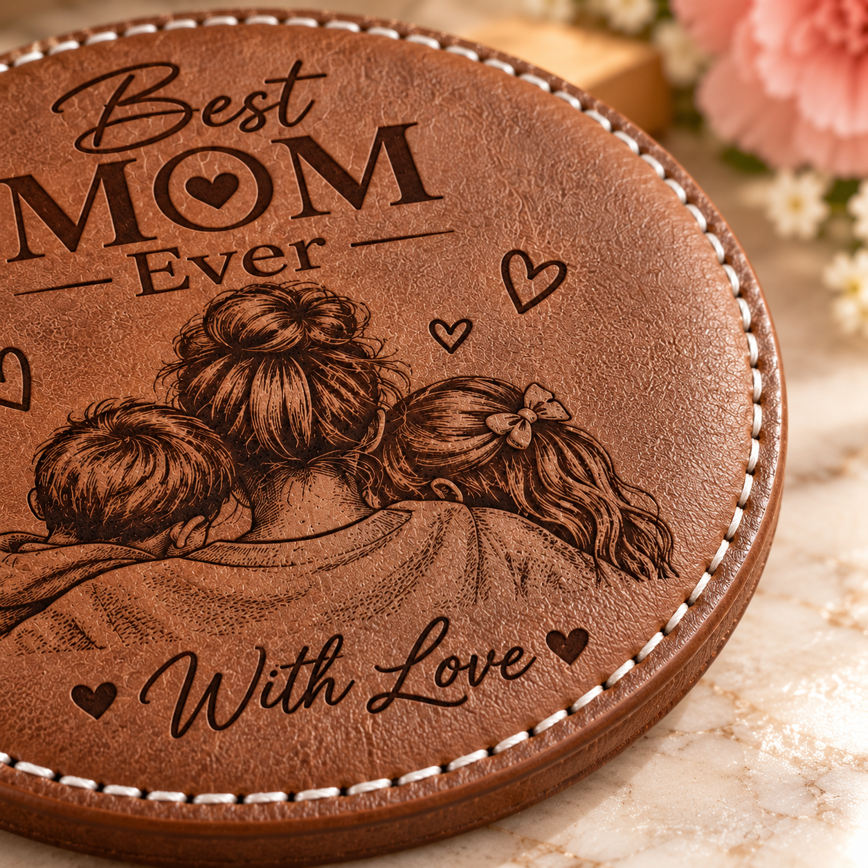 Personalized Mother’s Day Family Names Coasters - Set of 2 — photo 5 of 7